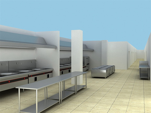 烹飪區(qū)效果圖